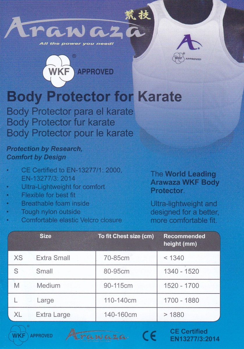 Защита корпуса Arawaza Body Protector WKF 2022